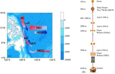 The vertical structure and variability of currents east of Philippines from mooring measurements during the 2015/2016 El Niño